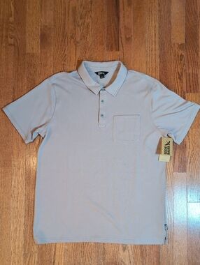 Eddie Bauer Men's Teton Polo Pocket Shirt Size L Muave New with Tags